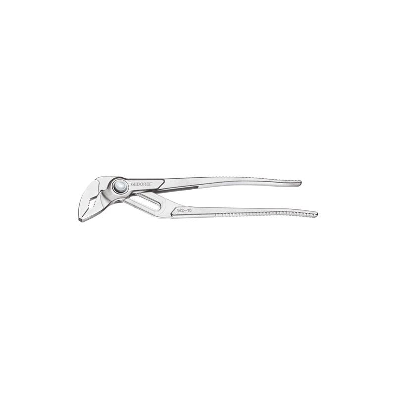 GEDORE Universalzange 25 cm, 15-fach verstellbar, geriffelt, verchromt - 142 10 C