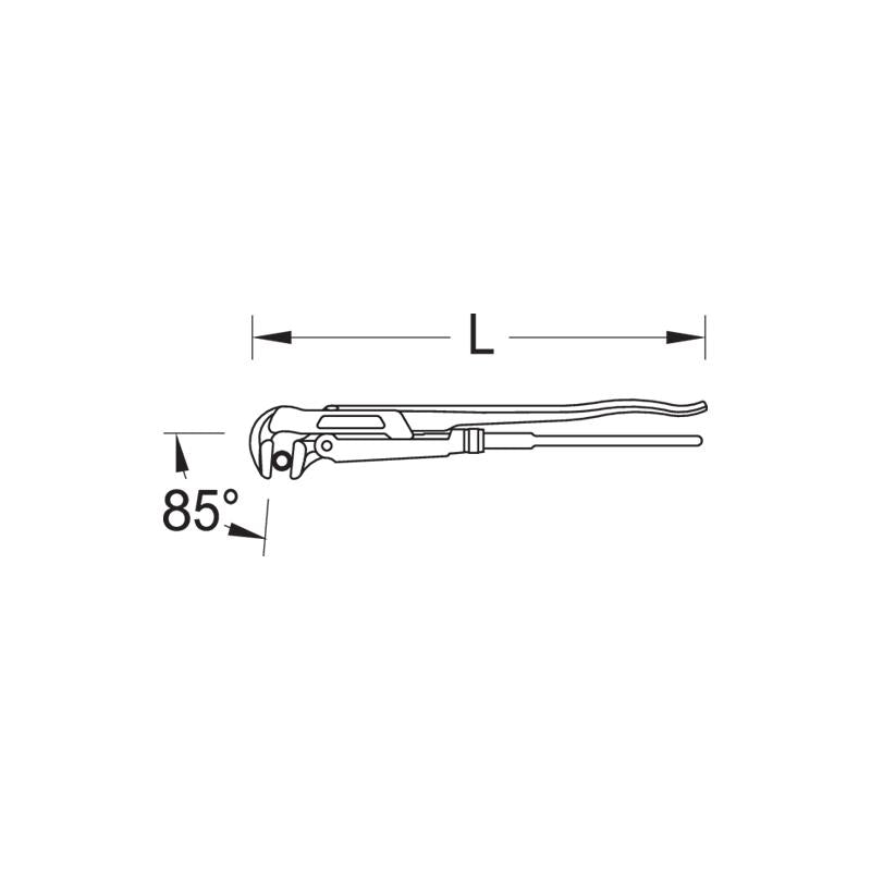 GEDORE 4-Zoll Rohrzange 175-4