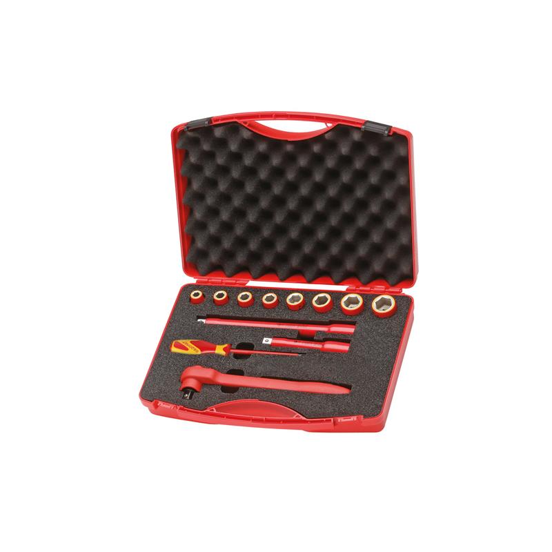 GEDORE VDE Werkzeugsatz, 12-teilig im Koffer, VDE 1001 - 12345678