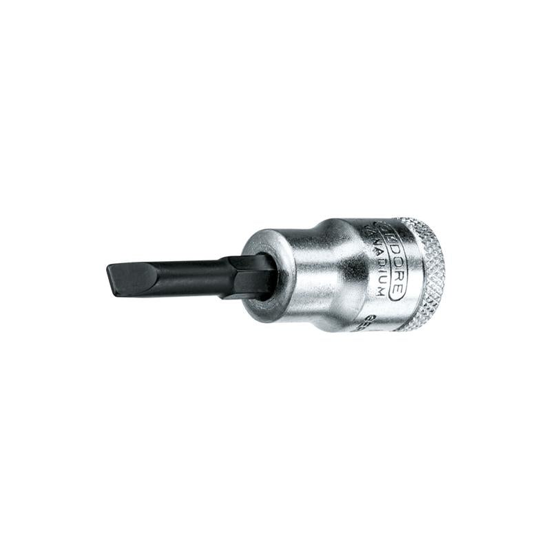 GEDORE Schraubendrehereinsatz 3/8 Zoll Schlitz 5,5 x 1 Millimeter IS 30 5,5X1-30