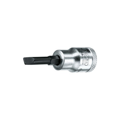 GEDORE Schraubendrehereinsatz 3/8 Zoll Schlitz 5,5 x 1 Millimeter IS 30 5,5X1-30