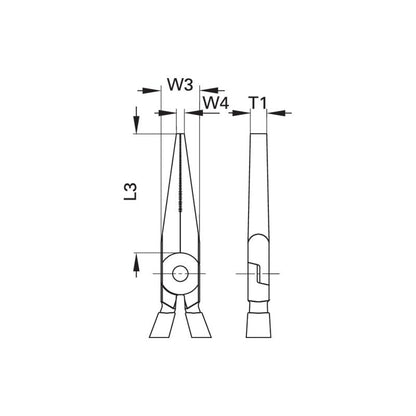 GEDORE Flachzange 160 Millimeter tauchisoliert 8120-160 TL