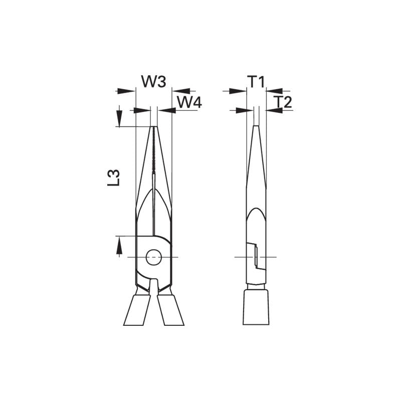 GEDORE Mechanikerzange gerade 200 Millimeter tauchisoliert 8136-200 TL