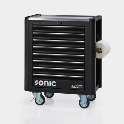 Sonic NEXT S9 Werkstattwagen schwarz 302-teilig - 730294