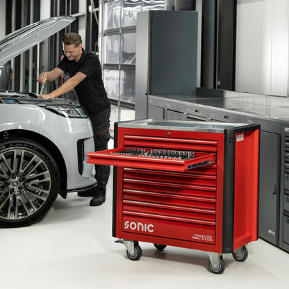 Sonic NEXT S12 Werkstattwagen rot 303-teilig - 730397