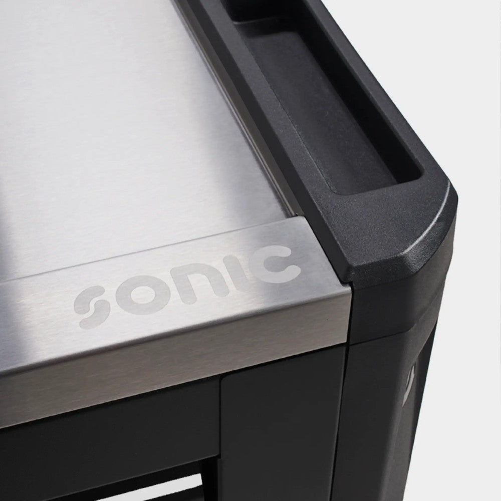 Sonic NEXT S9 Werkstattwagen schwarz 384-teilig - 738494