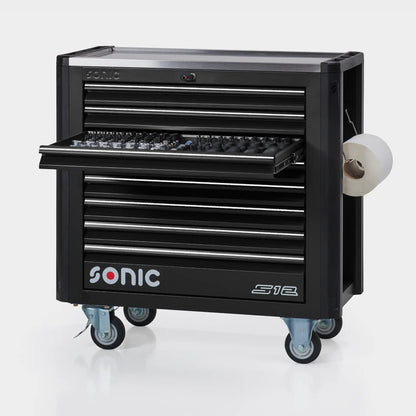 Sonic NEXT S12 Werkstattwagen schwarz 400-teilig - 740096