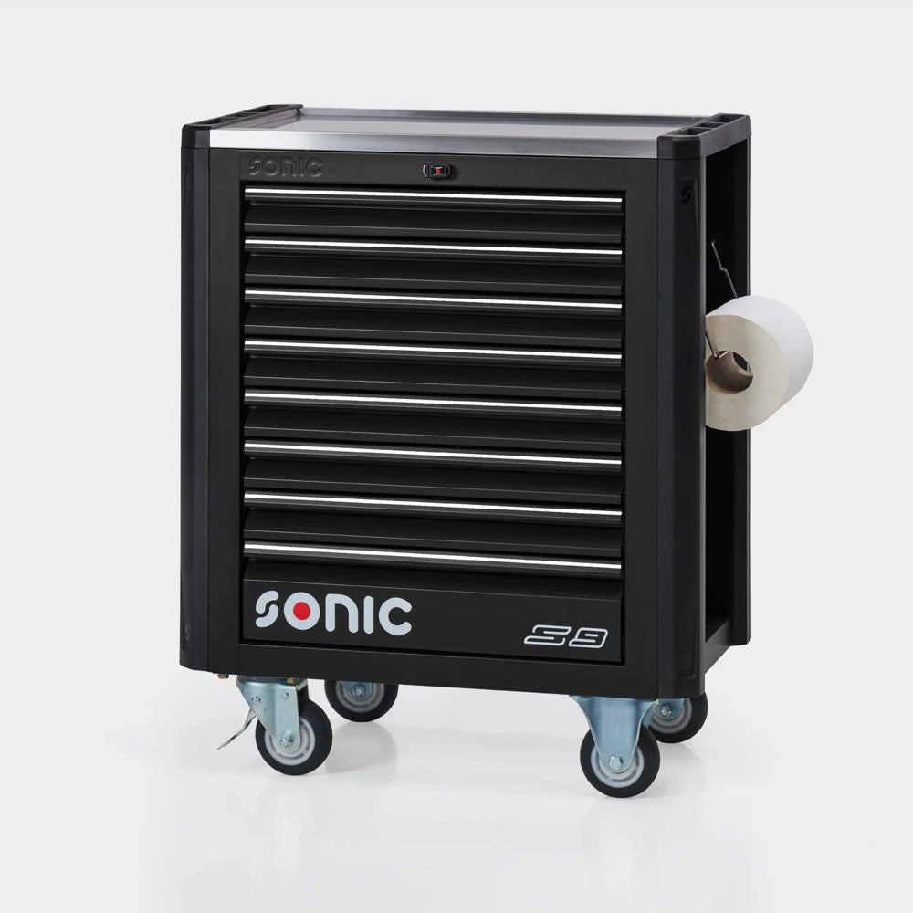 Sonic NEXT S9 Werkstattwagen schwarz 414-teilig - 741494