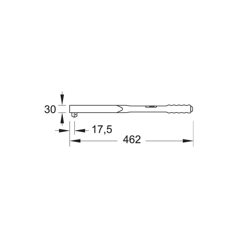 GEDORE Drehmomentschlüssel DREMOMETER B 25-120 Newtonmeter 8561-01