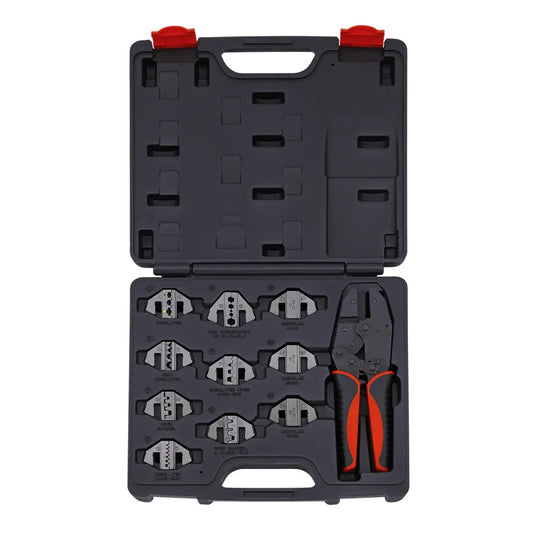 Sonic Crimpzangen-Satz mit diversen Einsätzen 11-teilig - 813002