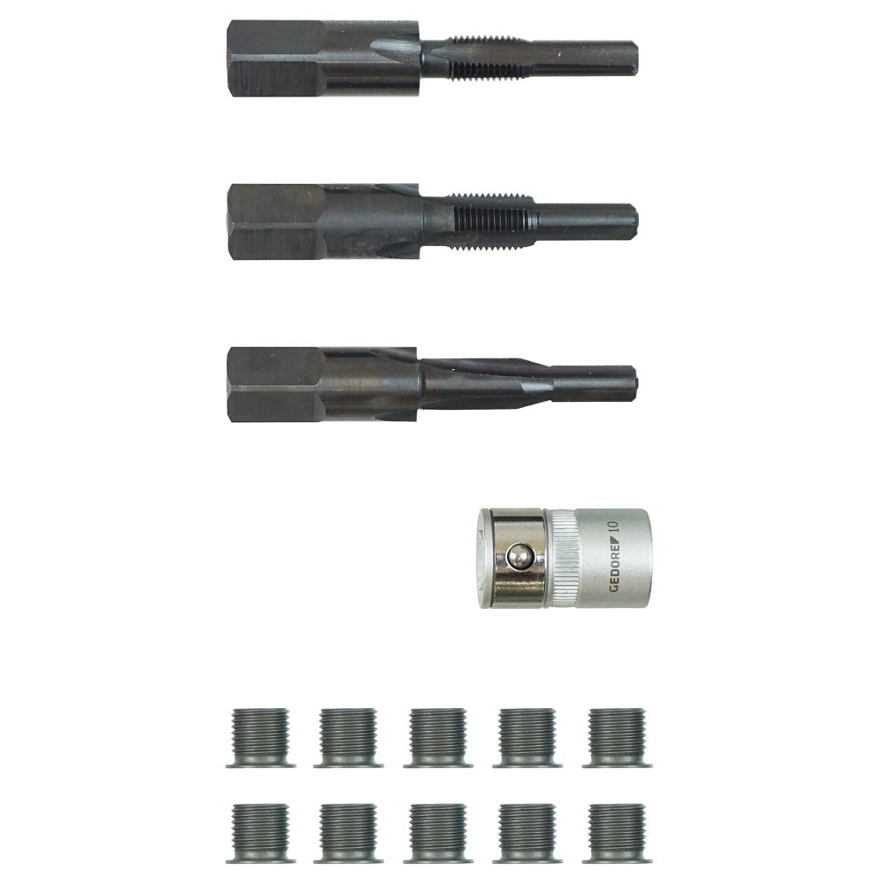 GEDORE Gewindereparatur-Satz für Glühkerzengewinde M8x1 - KL-0132-53 K