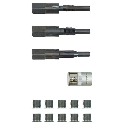 GEDORE Gewindereparatur-Satz für Glühkerzengewinde M8x1 - KL-0132-53 K
