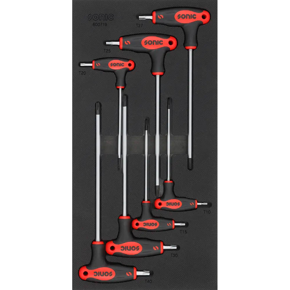 Sonic Schaumeinlage 1/3 SFS TX-Winkelschlüssel-Satz,7 teilig