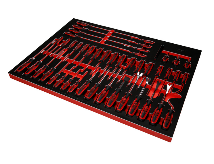 KS Tools Performanceplus Werkstattwagen-Satz P45 mit 950 Werkzeugen für 13 Schubladen