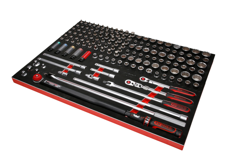KS Tools Performanceplus Werkstattwagen-Satz P45 mit 950 Werkzeugen für 13 Schubladen