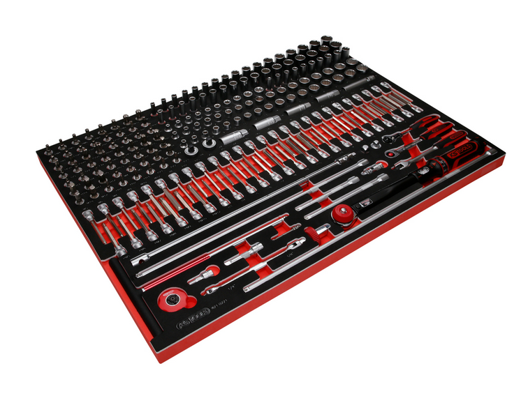 KS Tools Performanceplus Werkstattwagen-Satz P45 mit 950 Werkzeugen für 13 Schubladen