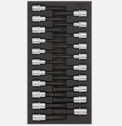Sonic Werkstattwagen S10 gefüllt 527 teilig – schwarz