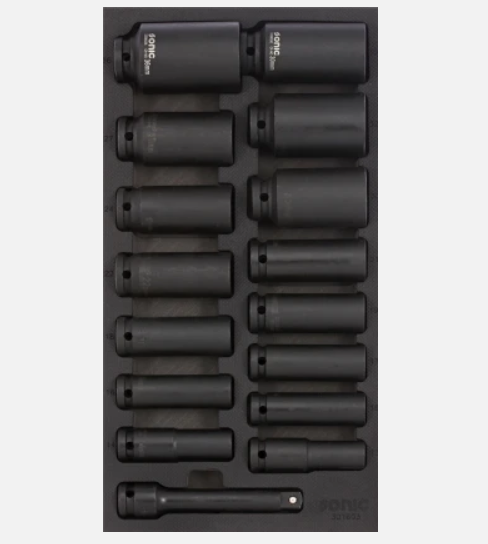 Sonic Werkstattwagen S15 gefüllt 600 teilig – schwarz