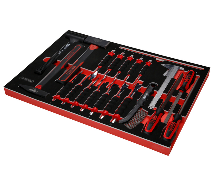 KS Tools Performanceplus Werkstattwagen-Satz P15 mit 403 Werkzeugen für 7 Schubladen