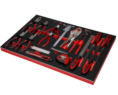 KS Tools Performanceplus Werkstattwagen-Satz P10 mit 370 Werkzeugen für 6 Schubladen