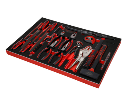 KS Tools Performanceplus Werkstattwagen-Satz P15 mit 241 Werkzeugen für 4 Schubladen
