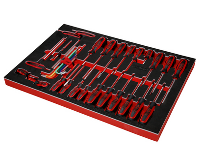 KS Tools Performanceplus Werkstattwagen-Satz P10 mit 299 Werkzeugen für 5 Schubladen