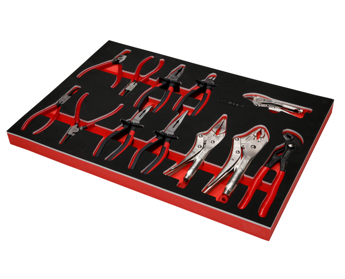 KS Tools Performanceplus Werkstattwagen-Satz P10 mit 279 Werkzeugen für 5 Schubladen