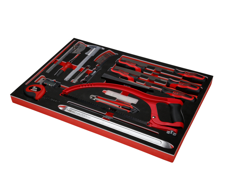 KS Tools Performanceplus Werkstattwagen-Satz P45 mit 950 Werkzeugen für 13 Schubladen