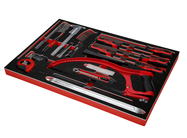 KS Tools Performanceplus Werkstattwagen-Satz P45 mit 706 Werkzeugen für 7 Schubladen