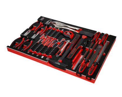 KS Tools Performanceplus Werkstattwagen-Satz P10 mit 399 Werkzeugen für 6 Schubladen