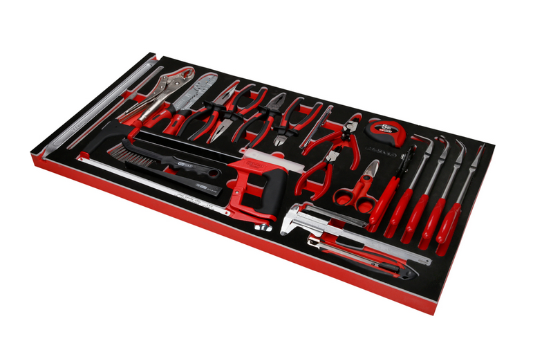 KS Tools Performanceplus Werkstattwagen-Satz P25 mit 660 Werkzeugen für 8 Schubladen