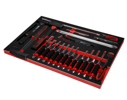 KS Tools Performanceplus Werkstattwagen-Satz P15 mit 370 Werkzeugen für 6 Schubladen