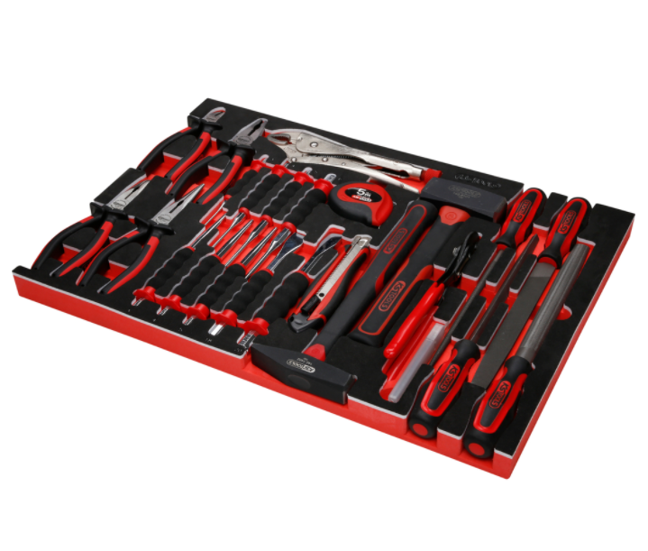 KS Tools Performanceplus Werkstattwagen-Satz P15 mit 366 Werkzeugen für 6 Schubladen