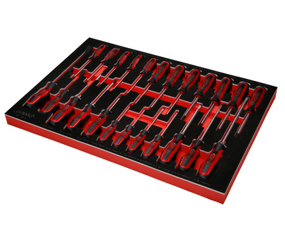 KS Tools Performanceplus Werkstattwagen-Satz P10 mit 271 Werkzeugen für 6 Schubladen