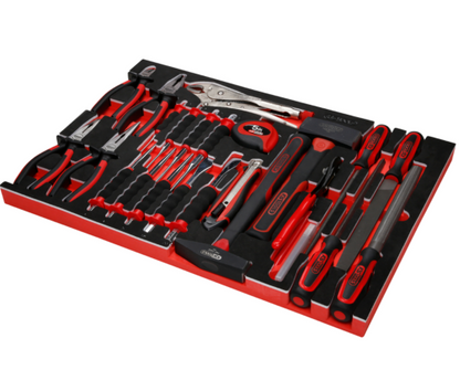 KS Tools Performanceplus Werkstattwagen-Satz P15 mit 180 Werkzeugen für 4 Schubladen