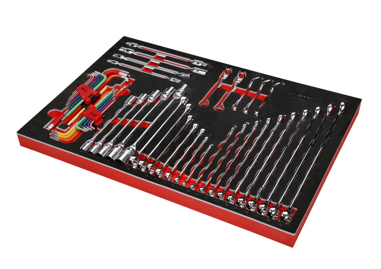 KS Tools Performanceplus Werkstattwagen-Satz P45 mit 950 Werkzeugen für 13 Schubladen