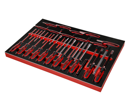 KS Tools Performanceplus Werkstattwagen-Satz P10 mit 262 Werkzeugen für 5 Schubladen