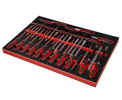 KS Tools Performanceplus Werkstattwagen-Satz P15 mit 262 Werkzeugen für 5 Schubladen