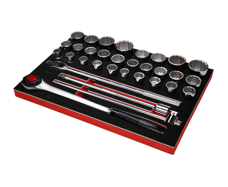 KS Tools Performanceplus Werkstattwagen-Satz P35 mit 549 Werkzeugen für 12 Schubladen