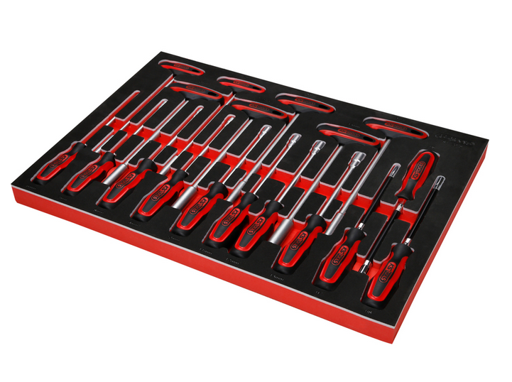 KS Tools Performanceplus Werkstattwagen-Satz P30 mit 706 Werkzeugen für 7 Schubladen