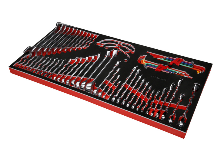 KS Tools Performanceplus Werkstattwagen-Satz P25 mit 660 Werkzeugen für 8 Schubladen