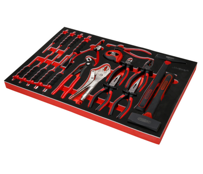 KS Tools Performanceplus Werkstattwagen-Satz P15 mit 423 Werkzeugen für 6 Schubladen