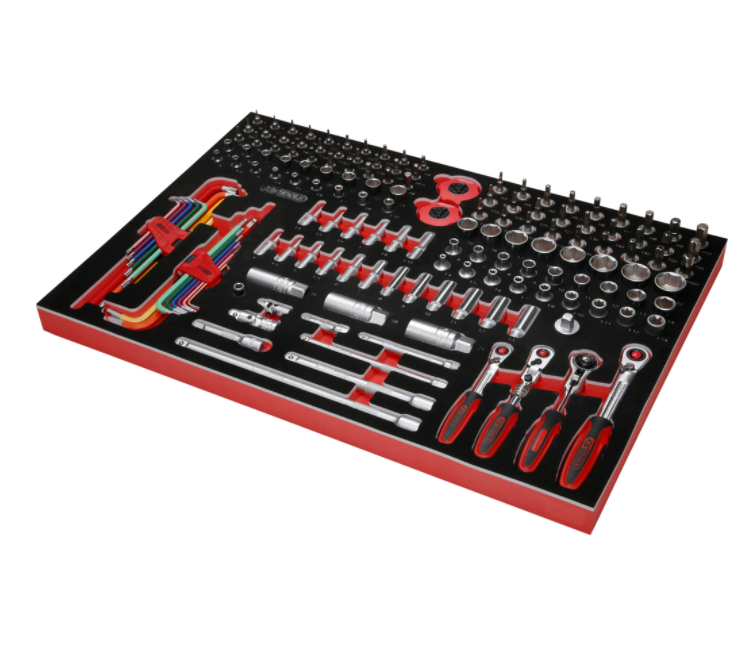 KS Tools Performanceplus Werkstattwagen-Satz P15 mit 399 Werkzeugen für 6 Schubladen