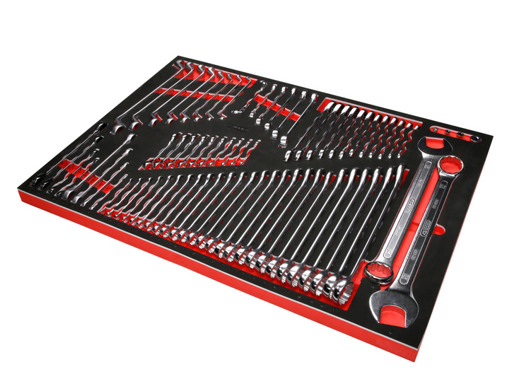 KS Tools Performanceplus Werkstattwagen-Satz P45 mit 706 Werkzeugen für 7 Schubladen