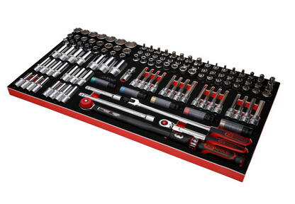 KS Tools Performanceplus Werkstattwagen-Satz P25 mit 660 Werkzeugen für 8 Schubladen