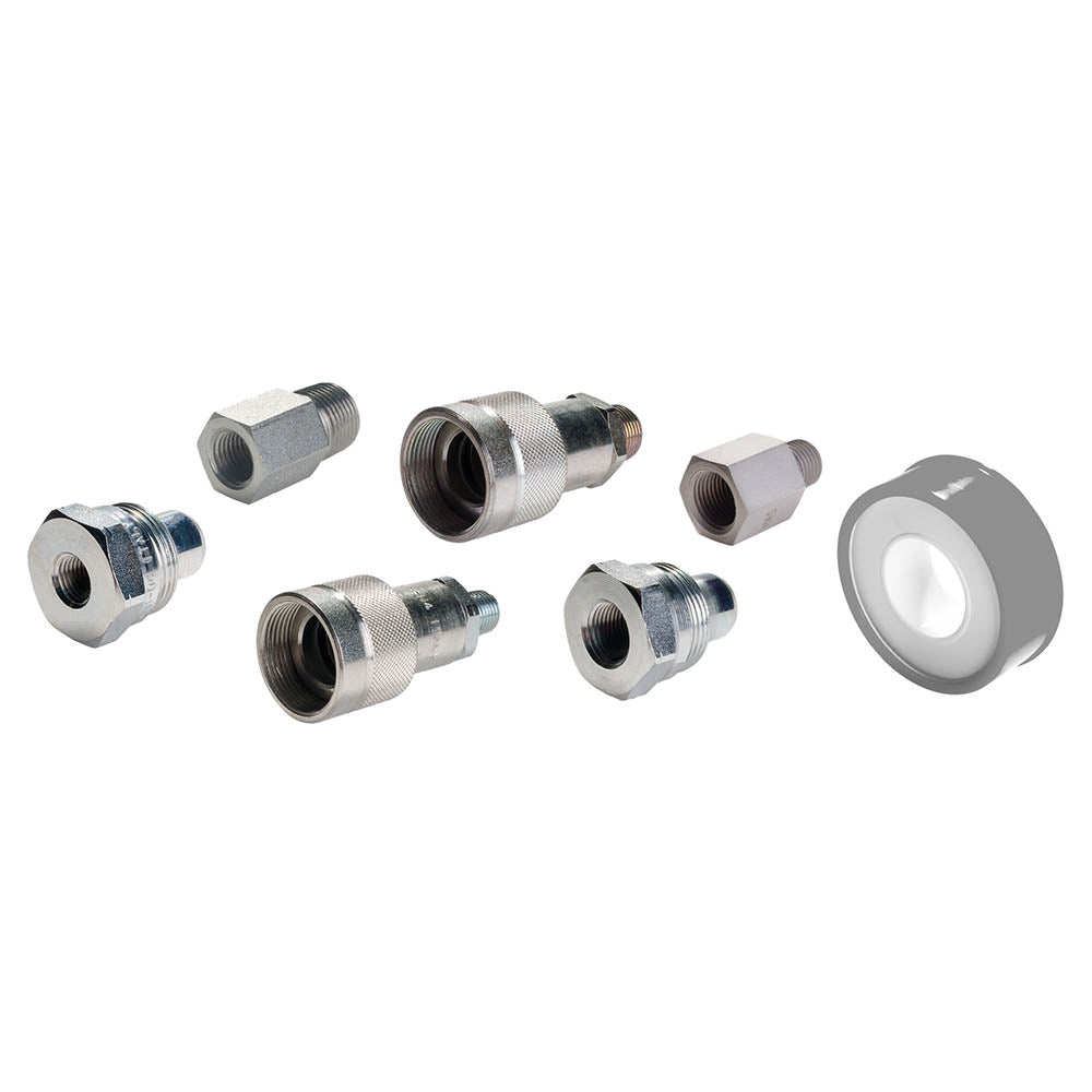 SAUER Hydraulik Adaptersatz für Hydraulikzylinder und Hydraulikpumpen
