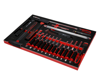 KS Tools Performanceplus Werkstattwagen-Satz P10 mit 397 Werkzeugen für 7 Schubladen
