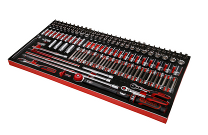 KS Tools Performanceplus Werkstattwagen-Satz P25 mit 660 Werkzeugen für 8 Schubladen